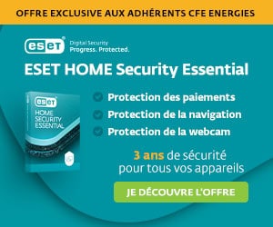 Offre ESET Home Adhérents CFE Energies