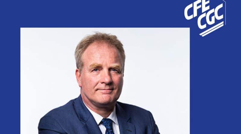 portrait de François Hommeril, président de la CFE-CGC
