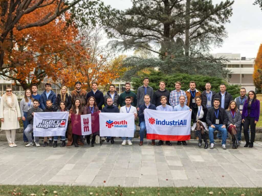 rassemblement de jeunes syndicalistes à Turin en Italie